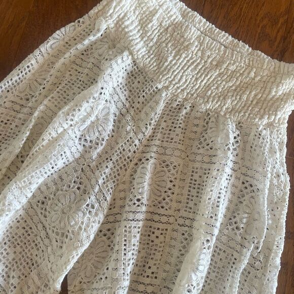 Crochet white beach pants - Picture 6 of 6